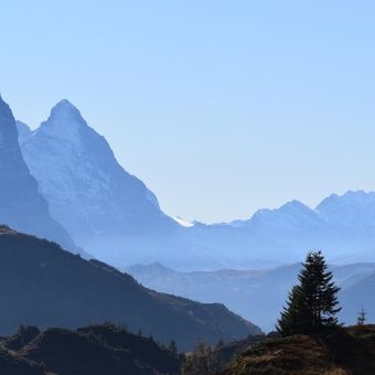 Aussichten über die Schweizer Berge - yogaferien in der Schweiz