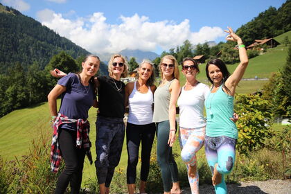 Yogaretreat beim Kloster in der Natur