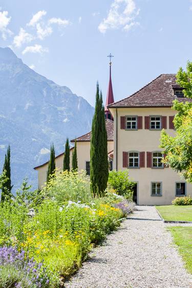 Aussenansicht des Klosters Altdorf in der Schweiz